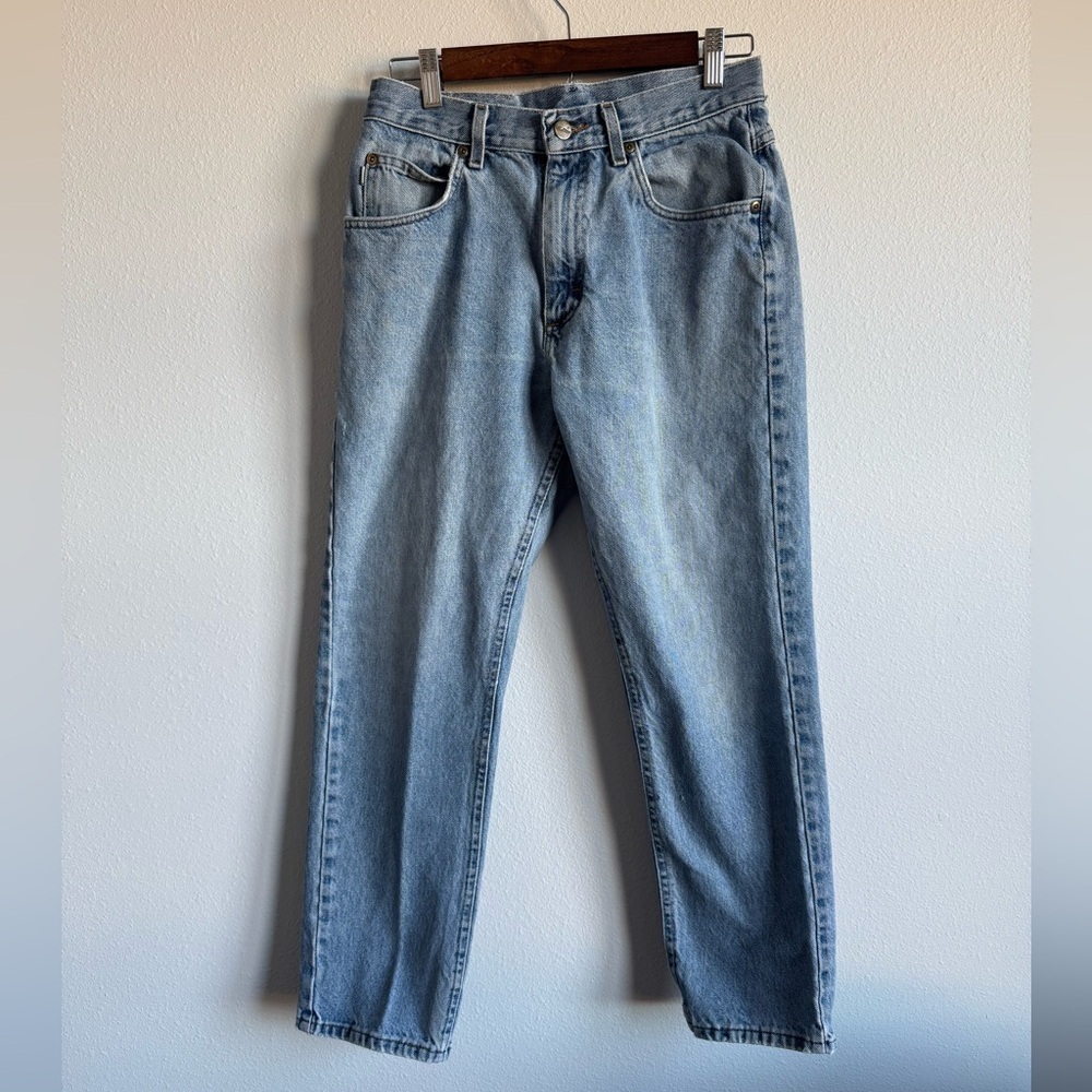 L.L. Bean Women's Vintage Worn In Lightwash Denim Blue 90's Jeans Size 30X29
